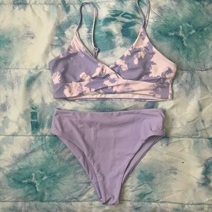 Tie-dye 2 piece bikini